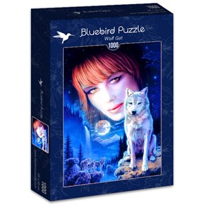 Bluebird Puzzle (70133) - Robin Koni: "Wolf Girl" - 1000 Teile Puzzle