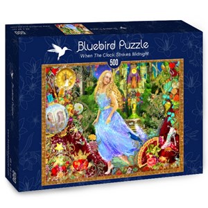Bluebird Puzzle (70144) - Aimee Stewart: "When The Clock Strikes Midnight" - 500 Teile Puzzle