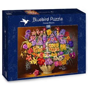 Bluebird Puzzle (70096) - D.L. Rusty Rust: "House Plants" - 1000 Teile Puzzle