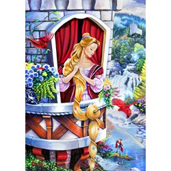 Bluebird Puzzle (70107) - Jenny Newland: "Rapunzel" - 1000 Teile Puzzle