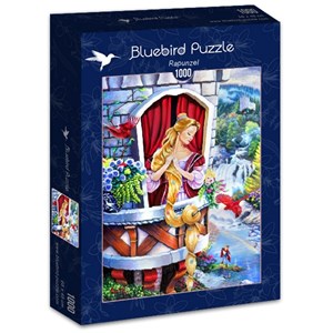 Bluebird Puzzle (70107) - Jenny Newland: "Rapunzel" - 1000 Teile Puzzle