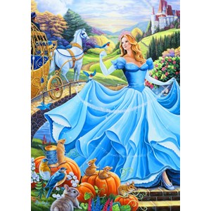 Bluebird Puzzle (70085) - Jenny Newland: "Cinderella" - 1000 Teile Puzzle