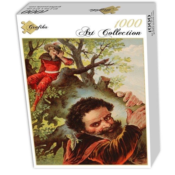 Grafika (00204) - Carl Offterdinger: "Das tapfere Schneiderlein" - 1000 Teile Puzzle