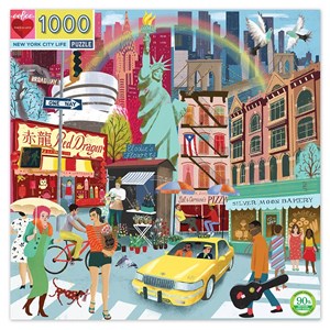 eeBoo (EPZTNYL) - "New York Life" - 1000 Teile Puzzle