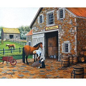 SunsOut (60319) - Don Engler: "Coppery and Stables" - 1000 Teile Puzzle