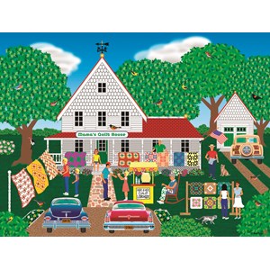 SunsOut (22605) - Mark Frost: "Mama's Quilt House" - 1000 Teile Puzzle