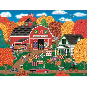 SunsOut (22613) - Mark Frost: "Annabelle's Quilt Barn" - 1000 Teile Puzzle