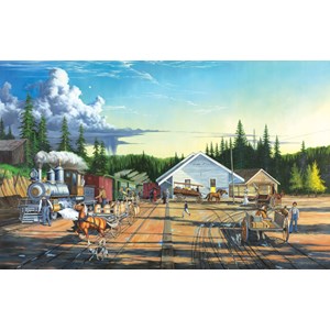 SunsOut (44354) - Keith Brown: "End of the Line" - 550 Teile Puzzle