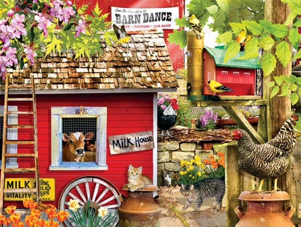 SunsOut (34742) - Lori Schory: "The Milk House" - 1000 Teile Puzzle