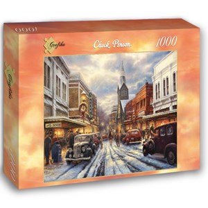 Grafika (02778) - Chuck Pinson: "The Warmth of Small Town Living" - 1000 Teile Puzzle