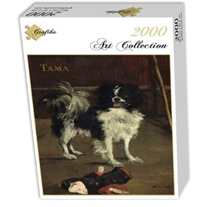 Grafika (01745) - Edouard Manet: "The Japanese Dog, 1875" - 2000 Teile Puzzle