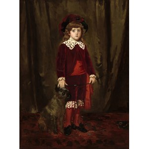 Grafika (01940) - Mary Cassatt: "Eddy Cassatt, 1875" - 2000 Teile Puzzle