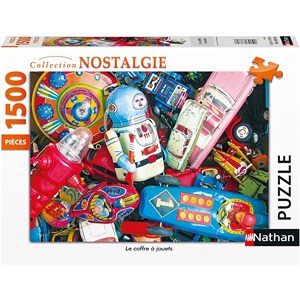 Nathan (87804) - "Spielzeugbox" - 1500 Teile Puzzle