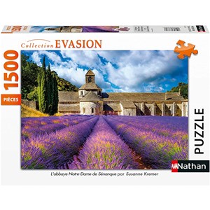 Nathan (87801) - "Abbaye Notre-Dame de Sénanque" - 1500 Teile Puzzle