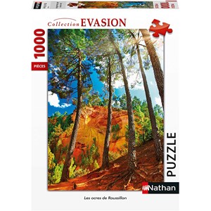 Nathan (87639) - "Ocres de Roussillon" - 1000 Teile Puzzle