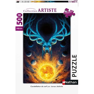 Nathan (87243) - "Constellation du Cerf" - 500 Teile Puzzle