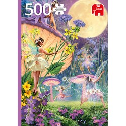 Jumbo (18846) - "Elfentanz in der Dämmerung" - 500 Teile Puzzle