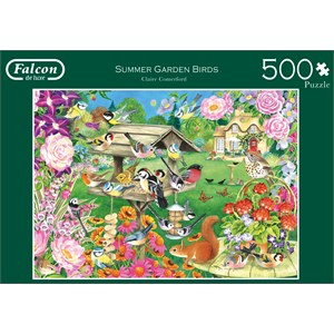 Falcon (11253) - Claire Comerford: "Summer Garden Birds" - 500 Teile Puzzle