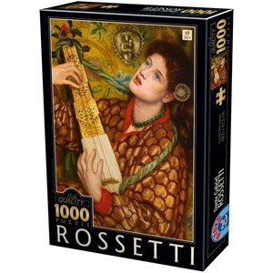 D-Toys (76823) - Dante Gabriel Rossetti: "A Christmas Carol" - 1000 Teile Puzzle