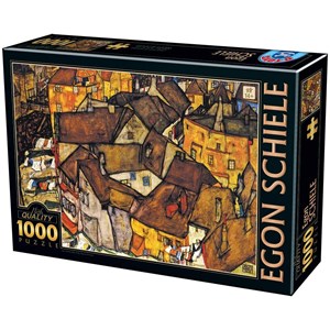 D-Toys (76830) - Egon Schiele: "Crescent Of Houses" - 1000 Teile Puzzle