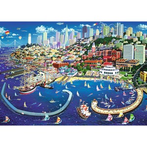 Trefl (27107) - "San Francisco Bay" - 2000 Teile Puzzle