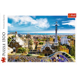 Trefl (26147) - "Der Park Güellin, Barcelona" - 1500 Teile Puzzle