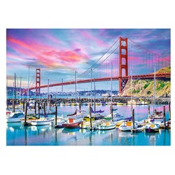 Trefl (27097) - "Golden Gate, San Francisco" - 2000 Teile Puzzle