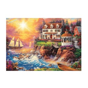 Trefl (10582) - "Ein ruhiger Hafen" - 1000 Teile Puzzle