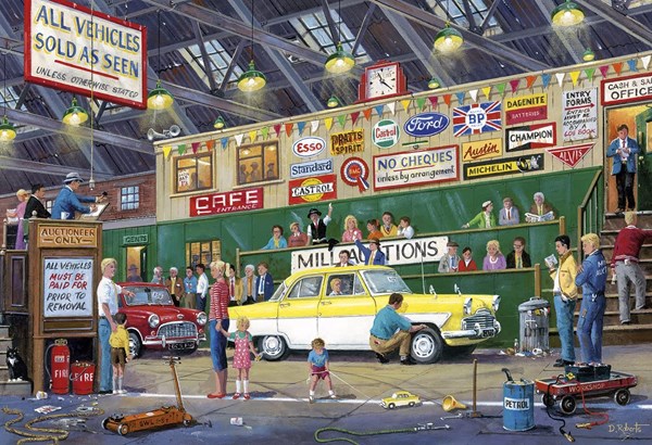 Gibsons (G2713) - "Going Once Going Twice" - 250 Teile Puzzle