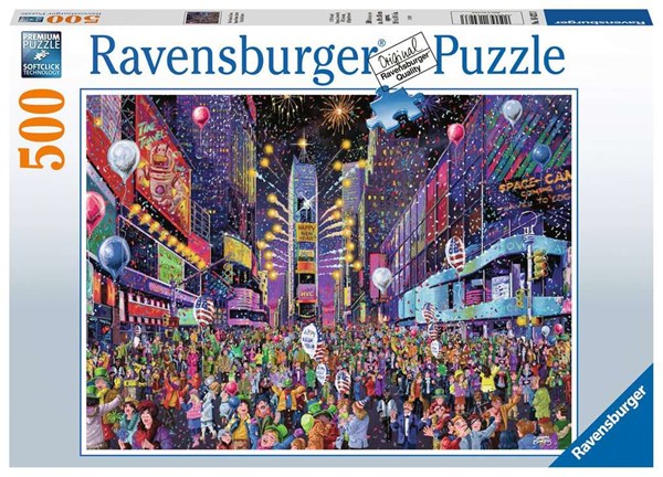 Ravensburger (16423) - "New Years in Times Square" - 500 Teile Puzzle