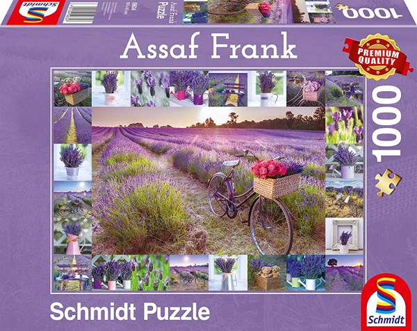 Schmidt Spiele (59634) - Assaf Frank: "Der Duft des Lavendels" - 1000 Teile Puzzle