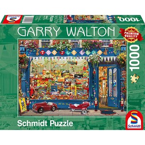 Schmidt Spiele (59606) - Garry Walton: "Spielzeugladen" - 1000 Teile Puzzle