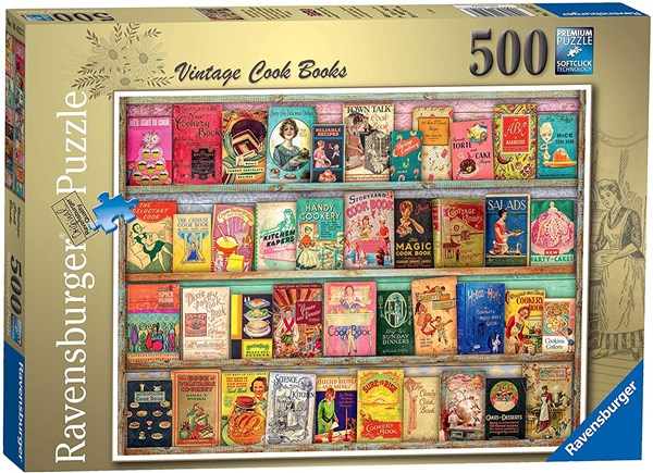 Ravensburger (16412) - Aimee Stewart: "Vintage Cook Books" - 500 Teile Puzzle