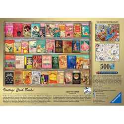 Ravensburger (16412) - Aimee Stewart: "Vintage Cook Books" - 500 Teile Puzzle
