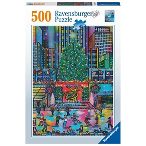 Ravensburger (16424) - "Rockefeller Christmas" - 500 Teile Puzzle