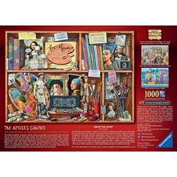 Ravensburger (14997) - Geoffrey Tristram: "The Artist Cabinet" - 1000 Teile Puzzle