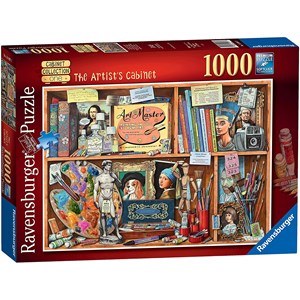 Ravensburger (14997) - Geoffrey Tristram: "The Artist Cabinet" - 1000 Teile Puzzle