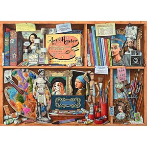 Ravensburger (14997) - Geoffrey Tristram: "The Artist Cabinet" - 1000 Teile Puzzle