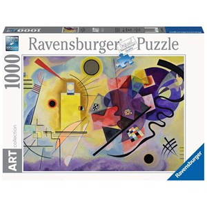 Ravensburger (14848) - Vassily Kandinsky: "Yellow, Red, Blue" - 1000 Teile Puzzle