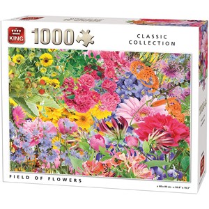King International (55944) - "Field of Flowers" - 1000 Teile Puzzle