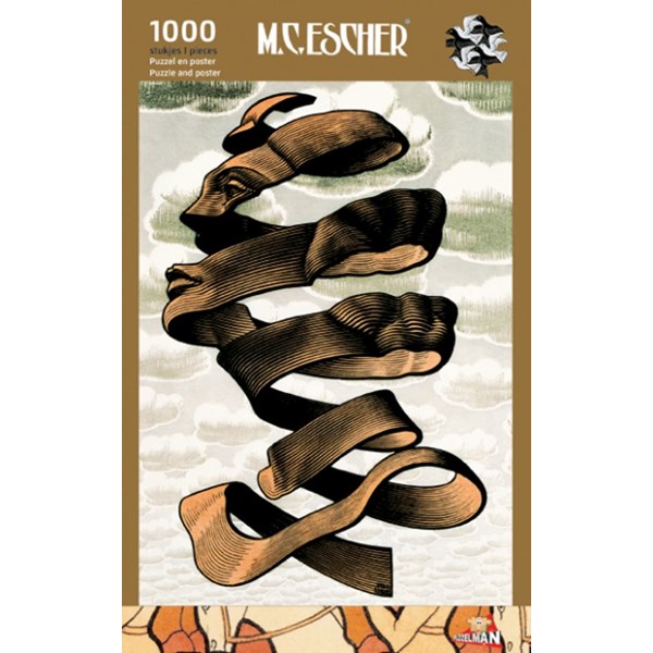 PuzzelMan (855) - M. C. Escher: "Omhulsel" - 1000 Teile Puzzle