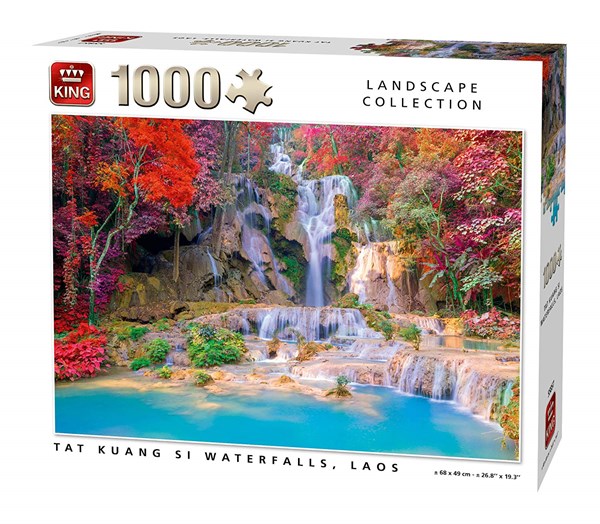 King International (55857) - "Tat Kuang Si Waterfalls Laos" - 1000 Teile Puzzle