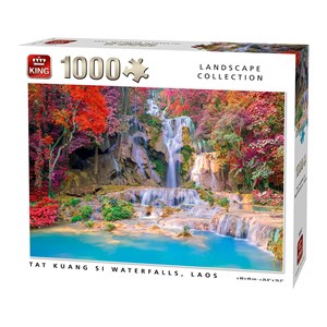 King International (55857) - "Tat Kuang Si Waterfalls Laos" - 1000 Teile Puzzle