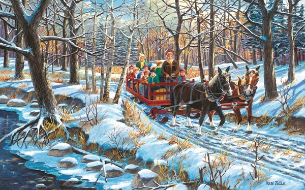 SunsOut (39551) - Ken Zylla: "School Fieldtrip" - 300 Teile Puzzle