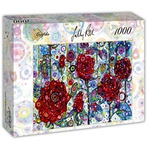 Grafika (t-00893) - Sally Rich: "Roses" - 1000 Teile Puzzle