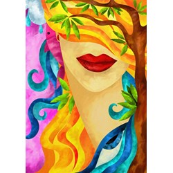 Grafika (01571) - "The Hidden Woman" - 1000 Teile Puzzle