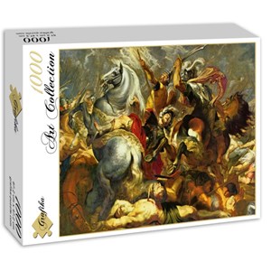 Grafika (00354) - Peter Paul Rubens: "Sieg und Tod des Konsuls Decius Mus in der Schlacht, 1617" - 1000 Teile Puzzle