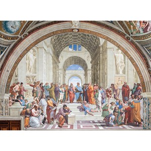 Clementoni (39483) - Raphael: "Die Schule von Athen" - 1000 Teile Puzzle