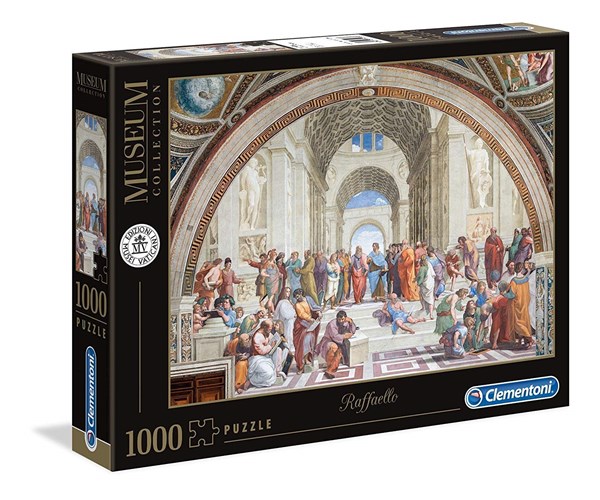 Clementoni (39483) - Raphael: "Die Schule von Athen" - 1000 Teile Puzzle