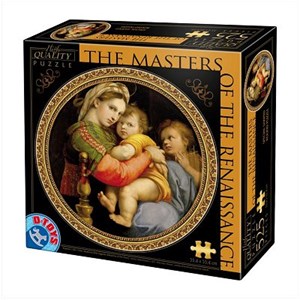 D-Toys (69771) - Raphael: "Madonna della Seggiola" - 525 Teile Puzzle